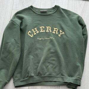 Cherry LA Green Men's Sweatshirt size large